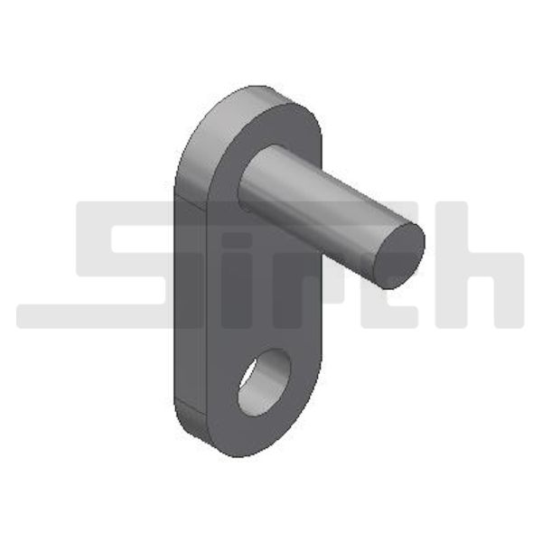 Seilrollenhalter für Uni-Pendelklappe Art.Nr. 900044