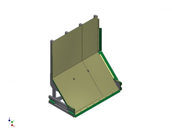 Schubschild 5 mm Edelstahl komplett Lichte Breite 2310 mm Art.Nr. 25302