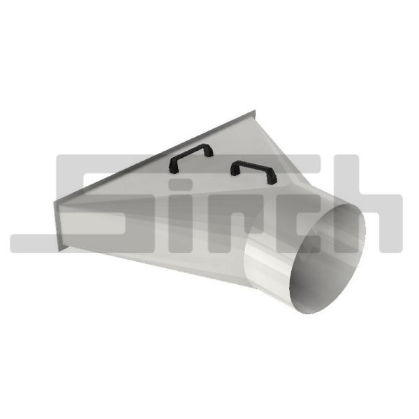 Einblastrichter SBT 200x1000 mm für Trocknungsboden für Schlauch Ø 400 mm Art.: 24591