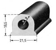 Dichtung Gummi f. Schwalbenschwanzkantprofil Art.NR. 40001